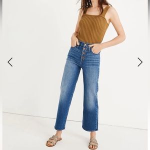 Madewell Wide-Leg Jeans in Olympia Wash